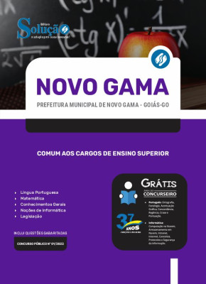 Apostila Prefeitura de Novo Gama - GO - Comum aos Cargos de Ensino Superior - Imagem 3