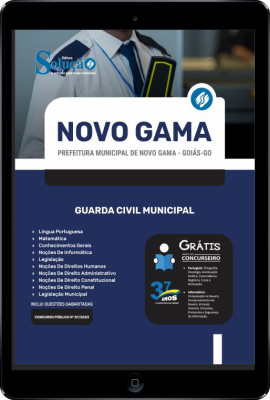 Apostila Prefeitura de Novo Gama - GO em PDF - Guarda Civil Municipal - Imagem 1