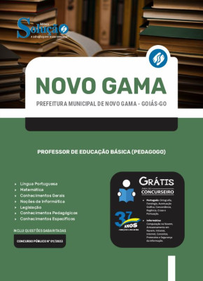 Apostila Prefeitura de Novo Gama - GO - Professor de Educação Básica (Pedagogo) - Imagem 3