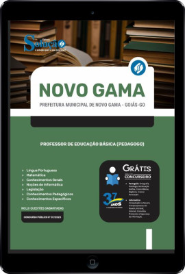 Apostila Prefeitura de Novo Gama - GO em PDF - Professor de Educação Básica (Pedagogo) - Imagem 1