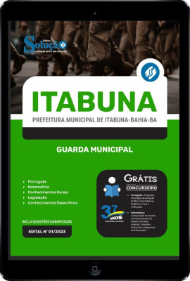 Apostila Prefeitura de Itabuna - BA em PDF - Guarda Municipal - Imagem 1