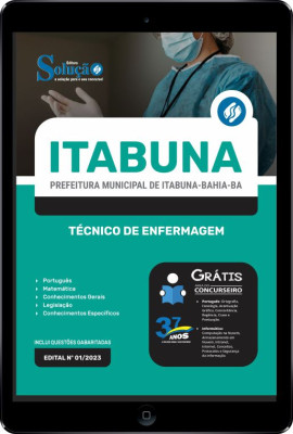 Apostila Prefeitura de Itabuna - BA em PDF - Técnico de Enfermagem  - Imagem 1