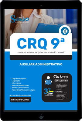 Apostila CRQ 9 em PDF - Auxiliar Administrativo - Imagem 1