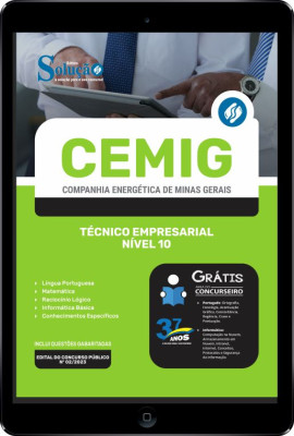 Apostila CEMIG em PDF - Técnico Empresarial - Nível 10 - Imagem 1