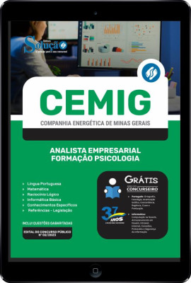 Apostila CEMIG em PDF - Analista Empresarial - Formação: Psicologia - Imagem 1