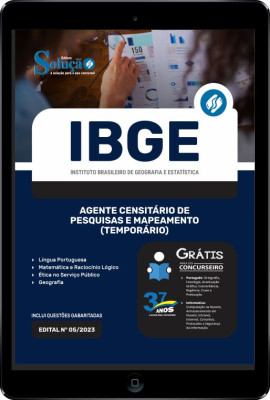 Apostila IBGE em PDF - Agente Censitário de Pesquisas e Mapeamento (Temporário) - Imagem 1