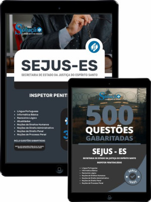 Combo Digital SEJUS-ES - Inspetor Penitenciário - Imagem 1