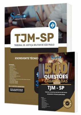 Combo Impresso TJM-SP - Escrevente Técnico Judiciário - Imagem 1