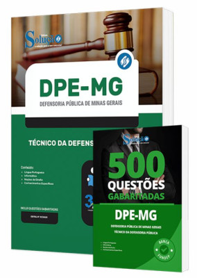 Combo Impresso DPE-MG - Técnico da Defensoria Pública - Imagem 1