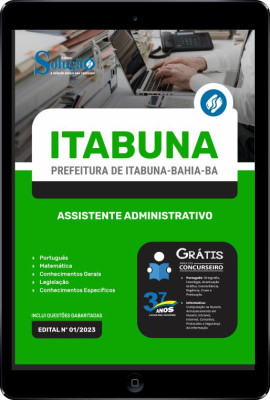 Apostila Prefeitura de Itabuna - BA em PDF - Assistente Administrativo - Imagem 1