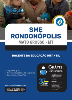 Apostila SME Rondonópolis - MT - Docente da Educação Infantil - Imagem 3