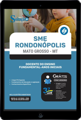 Apostila SME Rondonópolis - MT em PDF - Docente do Ensino Fundamental - Anos Iniciais - Imagem 1