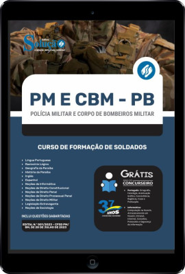 Apostila PM-PB e CBM-PB em PDF - Curso de Formação de Soldados - Imagem 1