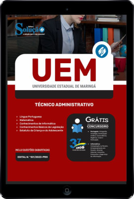 Apostila UEM em PDF - Técnico Administrativo - Imagem 1