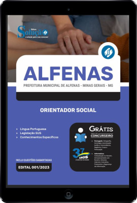 Apostila Prefeitura de Alfenas - MG em PDF - Orientador Social - Imagem 1