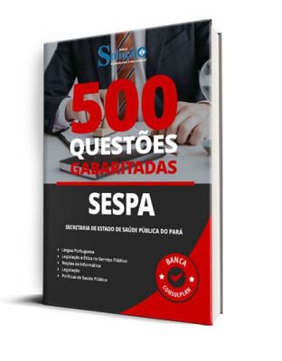 Caderno de Questões SESPA - 500 Questões Gabaritadas - Imagem 1