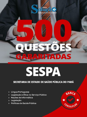 Caderno de Questões SESPA - 500 Questões Gabaritadas - Imagem 2