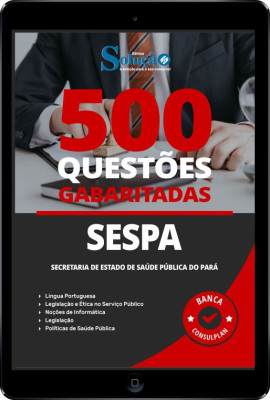 Caderno de Questões SESPA em PDF - 500 Questões Gabaritadas - Imagem 1