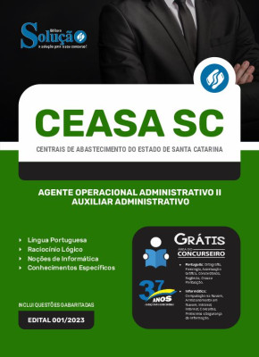 Apostila CEASA-SC - Agente Operacional Administrativo II - Auxiliar Administrativo - Imagem 3