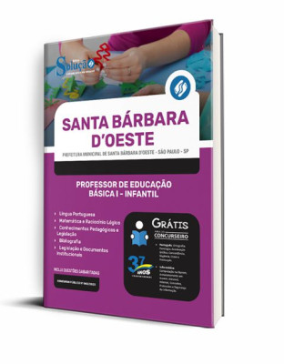 Apostila Prefeitura de Santa Bárbara D Oeste - SP - Professor de Educação Básica l - Infantil - Imagem 2