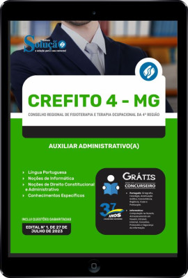 Apostila CREFITO 4 em PDF - Auxiliar Administrativo (a) - Imagem 1