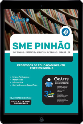 Apostila SME Pinhão - PR em PDF - Professor de Educação Infantil e Séries Iniciais - Imagem 1