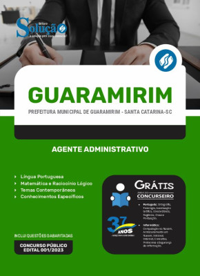 Apostila Prefeitura de Guaramirim - SC - Agente Administrativo - Imagem 3