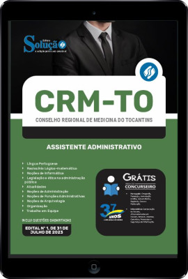 Apostila CRM-TO em PDF - Assistente Administrativo - Imagem 1