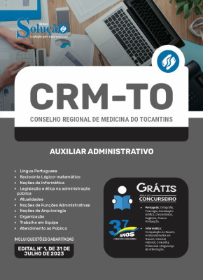 Apostila CRM-TO - Auxiliar Administrativo - Imagem 3