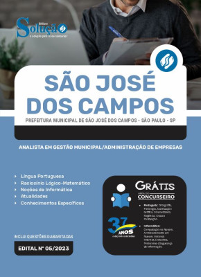 Apostila Prefeitura de São José dos Campos - SP - Analista em Gestão Municipal/Administração de Empresas - Imagem 3