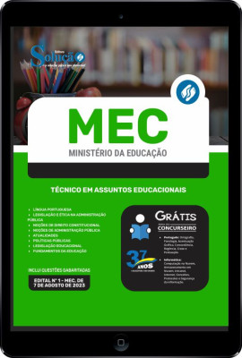 Apostila MEC em PDF - Técnico em Assuntos Educacionais - Imagem 1