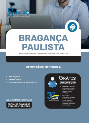 Apostila Prefeitura de Bragança Paulista - SP - Secretário de Escola - Imagem 3