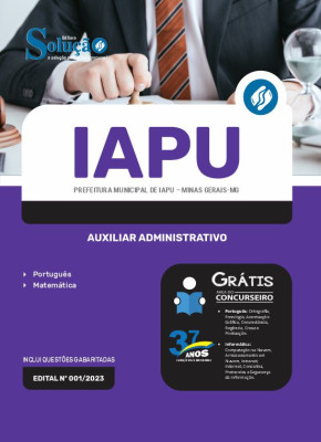 Apostila Prefeitura de Iapu - MG - Auxiliar Administrativo - Imagem 3