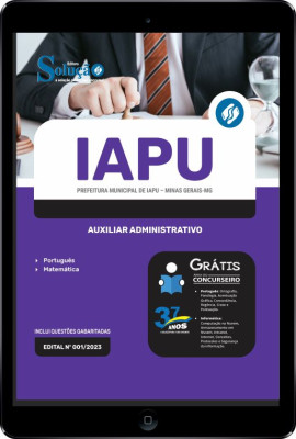 Apostila Prefeitura de Iapu - MG em PDF - Auxiliar Administrativo - Imagem 1