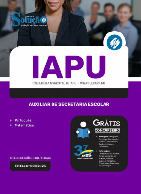 Apostila Prefeitura de Iapu - MG - Auxiliar de Secretaria Escolar - Imagem 3