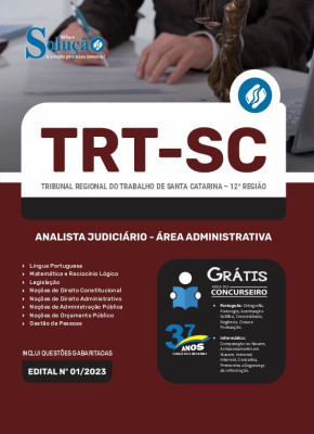 Apostila TRT-SC - Analista Judiciário - Área Administrativa - Imagem 3