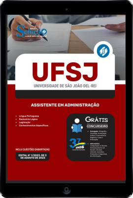 Apostila UFSJ em PDF - Assistente em Administração - Imagem 1