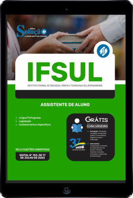 Apostila IFSul em PDF - Assistente de Aluno - Imagem 1