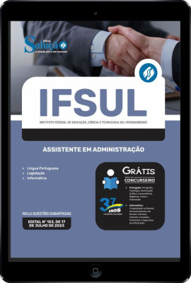 Apostila IFSul em PDF - Assistente em Administração - Imagem 1