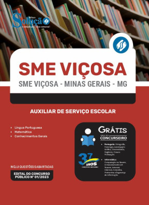 Apostila SME Viçosa - MG - Auxiliar de Serviço Escolar - Imagem 3