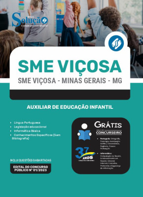 Apostila SME Viçosa - MG - Auxiliar de Educação Infantil - Imagem 3