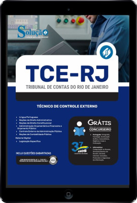 Apostila TCE-RJ em PDF - Técnico de Controle Externo - Imagem 1