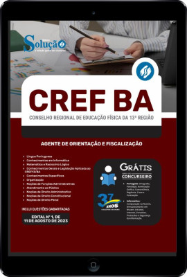 Apostila CREF-BA em PDF - Agente de Orientação e Fiscalização - Imagem 1