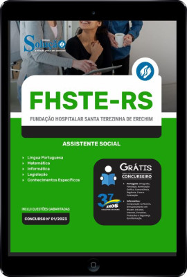 Apostila FHSTE-RS em PDF - Assistente Social - Imagem 1