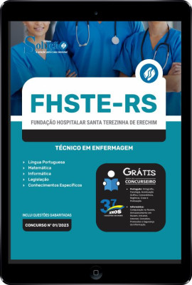 Apostila FHSTE-RS em PDF - Técnico em Enfermagem - Imagem 1