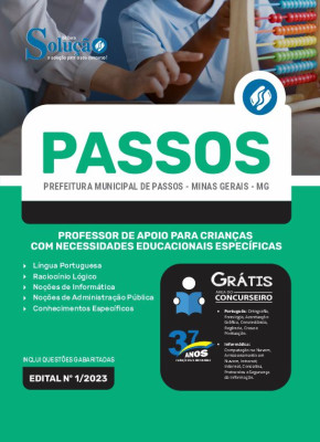 Apostila Prefeitura de Passos - MG - Professor de Apoio para Crianças com Necessidades Educacionais Específicas - Imagem 3