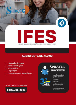 Apostila IFES - Assistente de Aluno - Imagem 3