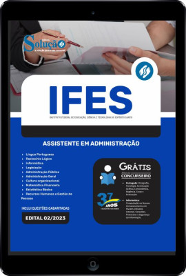 Apostila IFES em PDF - Assistente em Administração - Imagem 1