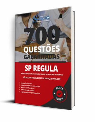 Caderno de Questões SP REGULA - Técnico em Fiscalização de Serviços Públicos - 700 Questões Gabaritadas - Imagem 1