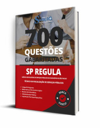 Capa Caderno de Questões SP REGULA - Técnico em Fiscalização de Serviços Públicos - 700 Questões Gabaritadas